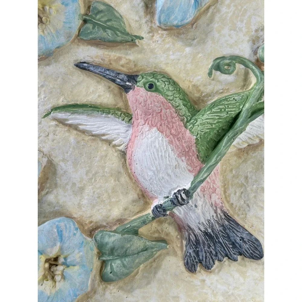 Vintage Avon 3D Decorative Wall Plaque Rufous Hummingbird 5